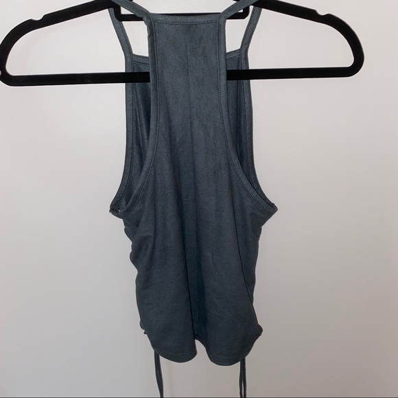 🌴 3/$30 AMERICAN EAGLE Suede Lace Up Tank Top 🌴 - Picture 3 of 5